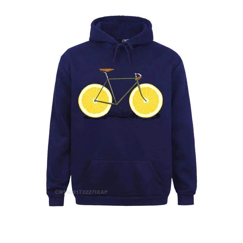 Men's Kawaii Bicycle Lemon New Arrival For Men Premium Cotton Hallowmas Sportswear Best Gift Oversized Hooded Pullover