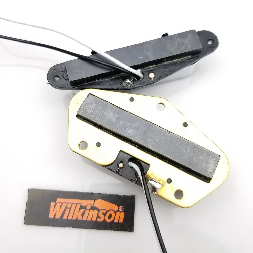 Wilkinson M Series Classical Vintage Style TL Single Coil Neck And Bridge Pickup for TL Electric Guitar Chrome WOVT