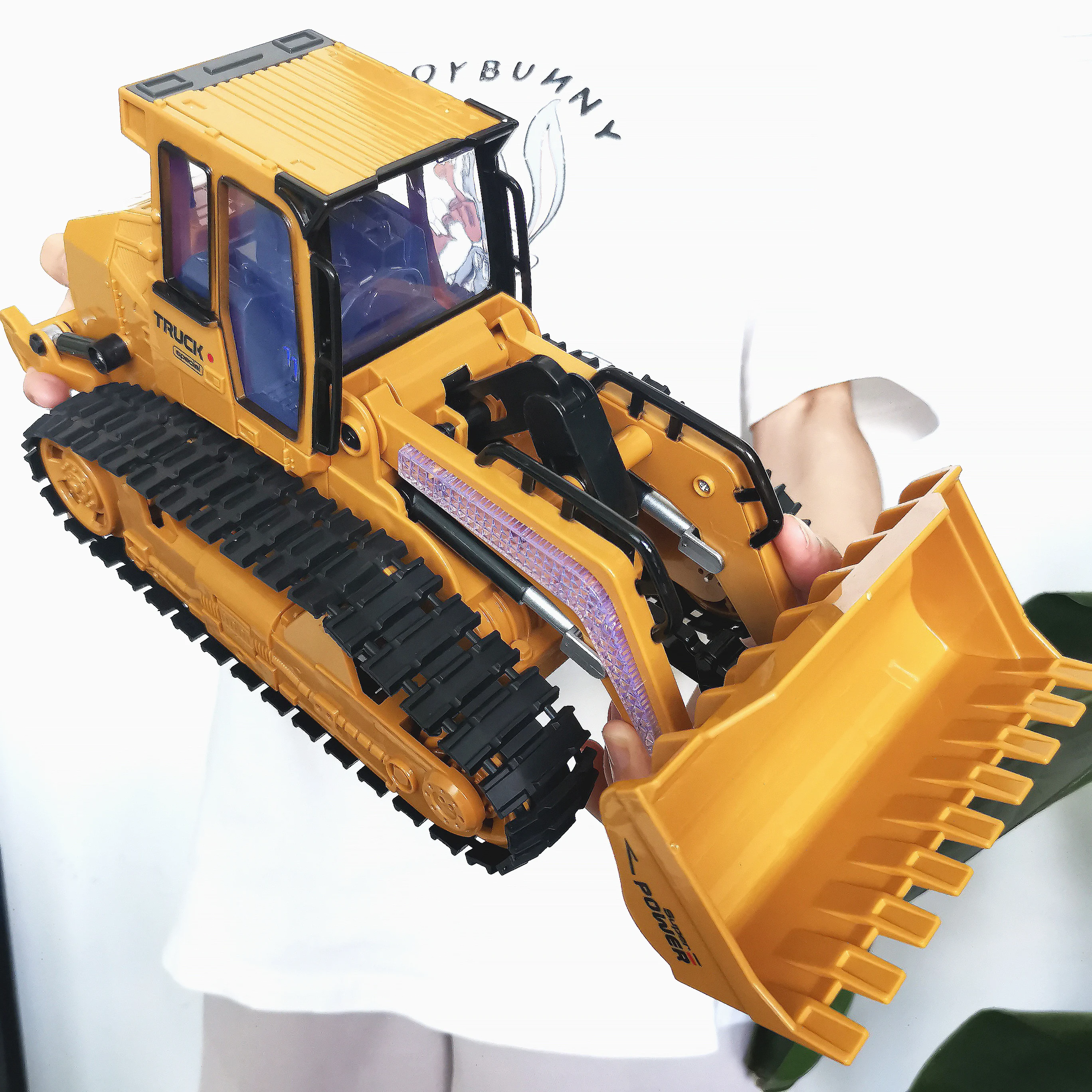 1:16 Rc Bulldozer Excavator Toy Rc Engineering Vehicle Dump Dumper Alloy and Plastic Excavator Rtr Toys for Kids Birthday Gift