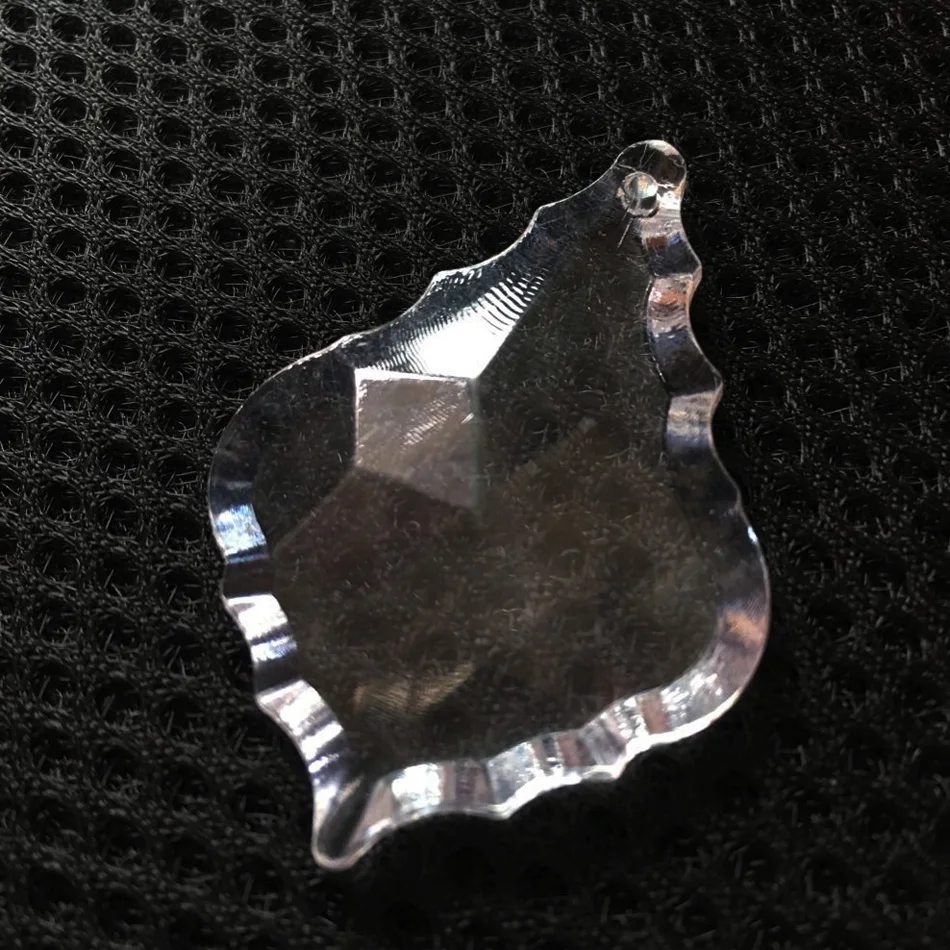 30pcs Acrylic Beads Pendants - Clear Faceted Drop Beads for Chandelier Making, DIY Jewelry, Wedding Decor