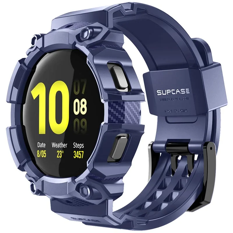 For Samsung Galaxy Watch 4 Case (44mm) SUPCASE UB Pro Rugged Protective Cover with Strap Watch Bands For Galaxy Watch 4