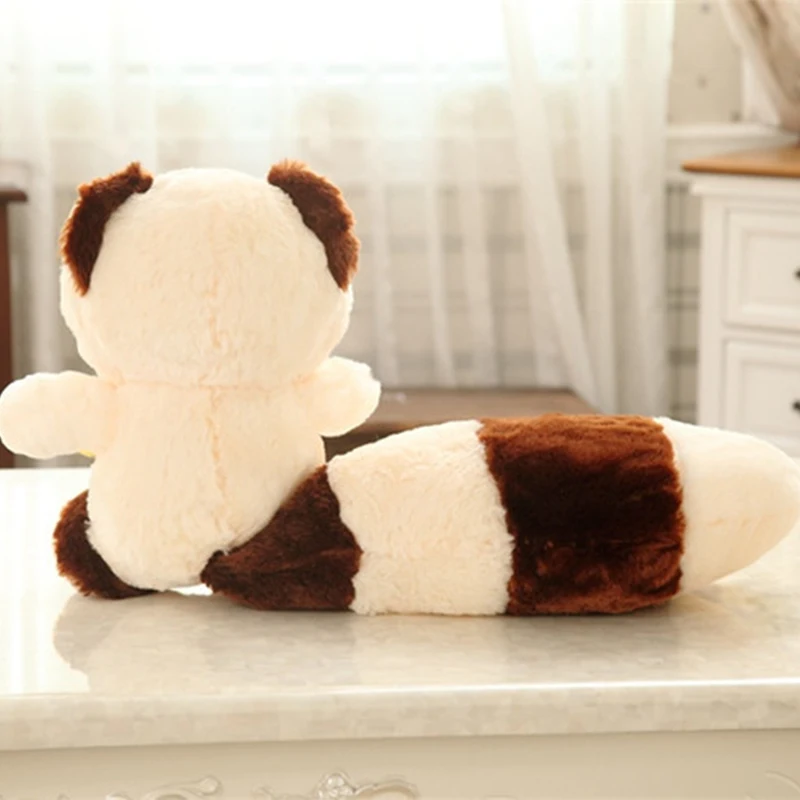 60cm cute long tail Raccoon plush toy Soft-filled stuffed animal Australia koala plush pillow dolls stuffed  bears for kids gift