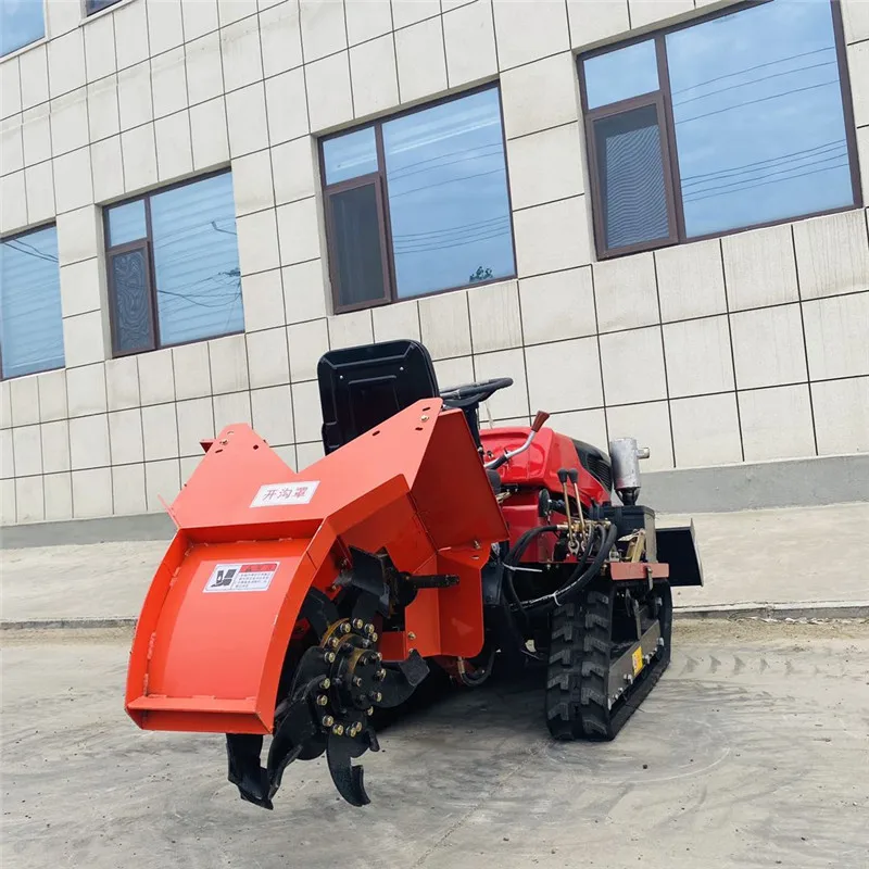 Chinese 35hp Agricole Soil Land Diesel Power Sitting Driven Crawler Tractor Cultivator