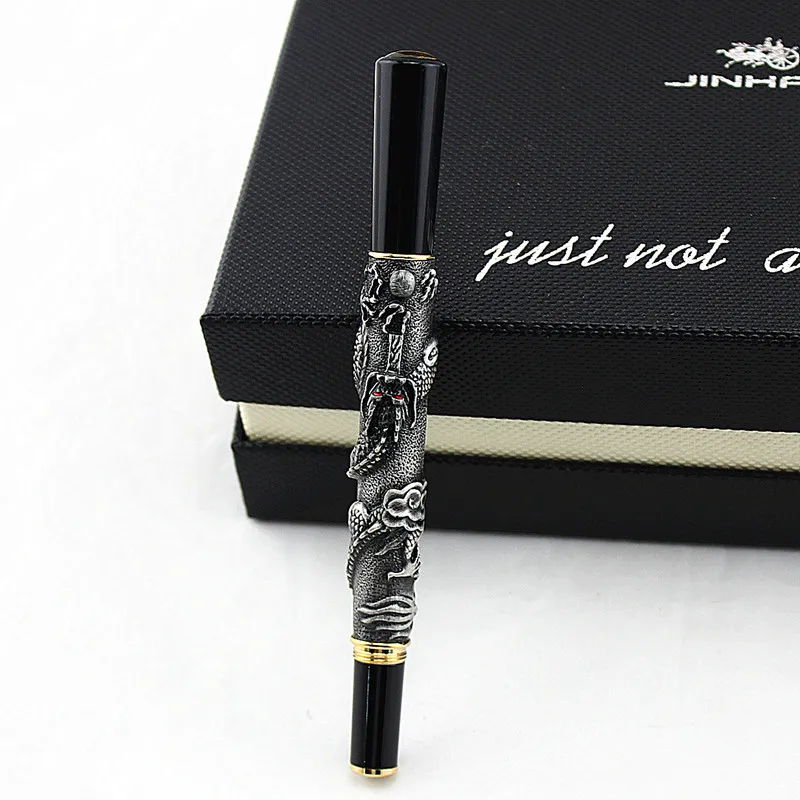 High Quality Jinhao Dragon Ballpoint Pen Novelty Luxurious Exquisite Ball Pen Office Supplies Stationery roller ball pen