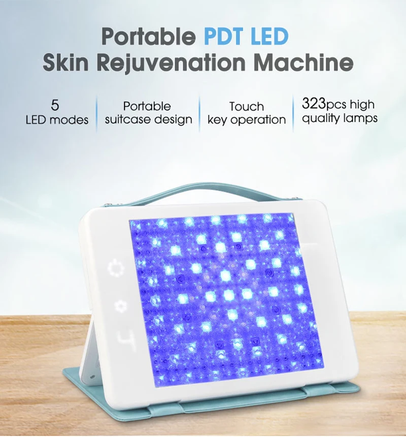 Lámpara de terapia de luz LED infrarroja PDT para uso doméstico, lámpara de terapia de fotones, belleza corporal Facial, SPA, rejuvenecimiento de la