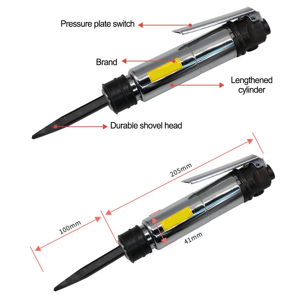 3/8 "Không Búa Đục Khí Nén Bộ Xẻng Tập Tin Cấp Công Nghiệp Chọn Tẩy Gỉ Sét Đấm Làm Mịn Bộ Dụng Cụ