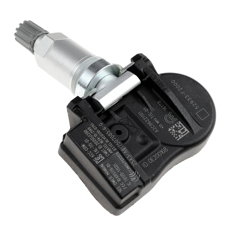 52933-F2000 52933F2000 433Mhz TPMS Tire Pressure Sensor For HYUNDAI 2017~2019 AVANTE KONA ELECTRIC ELANTRA AD I30 N KAUAI ENCINO