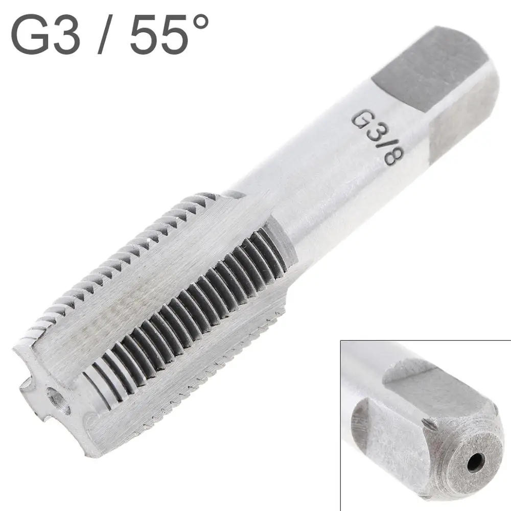 G1/2 G1/4 G1/8 G3 G3/4 Thread Tap 55 Degrees High Speed Steel Attack Pipe Plate G Tap Hand Tapping Tool Repair Machine