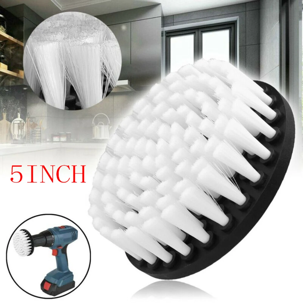 Car Wheel Furniture Cleaning Drill Brush Detailing Tire Washing Soft Bristle Cleaning Drill Brush