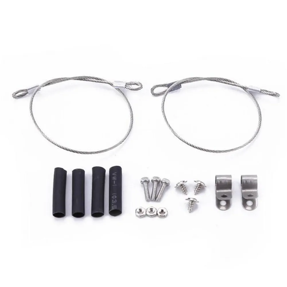 

Steel Rope Double-end Pulling Rope for 1/10 Axial SCX10 TRX4 Defender RC Car Accessories