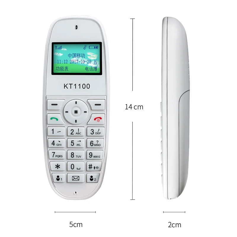 Imagem -04 - Telefone Móvel sem Fio Gsm 850 900 1800 1900ghz com Retroiluminação Sms Tela Colorida Fixo para Casa