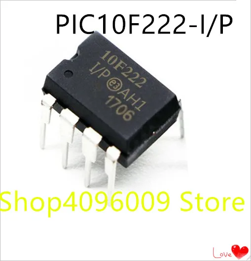 

NEW 10PCS/LOT PIC10F222 PIC10F222-I/P DIP-8