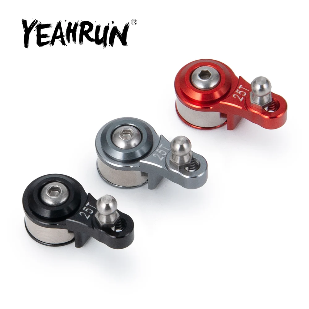 

YEAHRUN Aluminum Alloy 25T Adjustable Damping Servo Arm for TRX-4 TRX4 1:10 RC Crawler Car Upgrade Parts