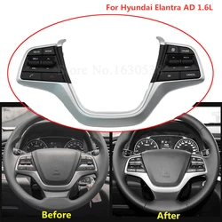 Steering Wheel Buttons Cruise Control button Switch for Hyundai Elantra AD Solaris 1.6L 2017 2018Volume Channel Bluetooth Phone