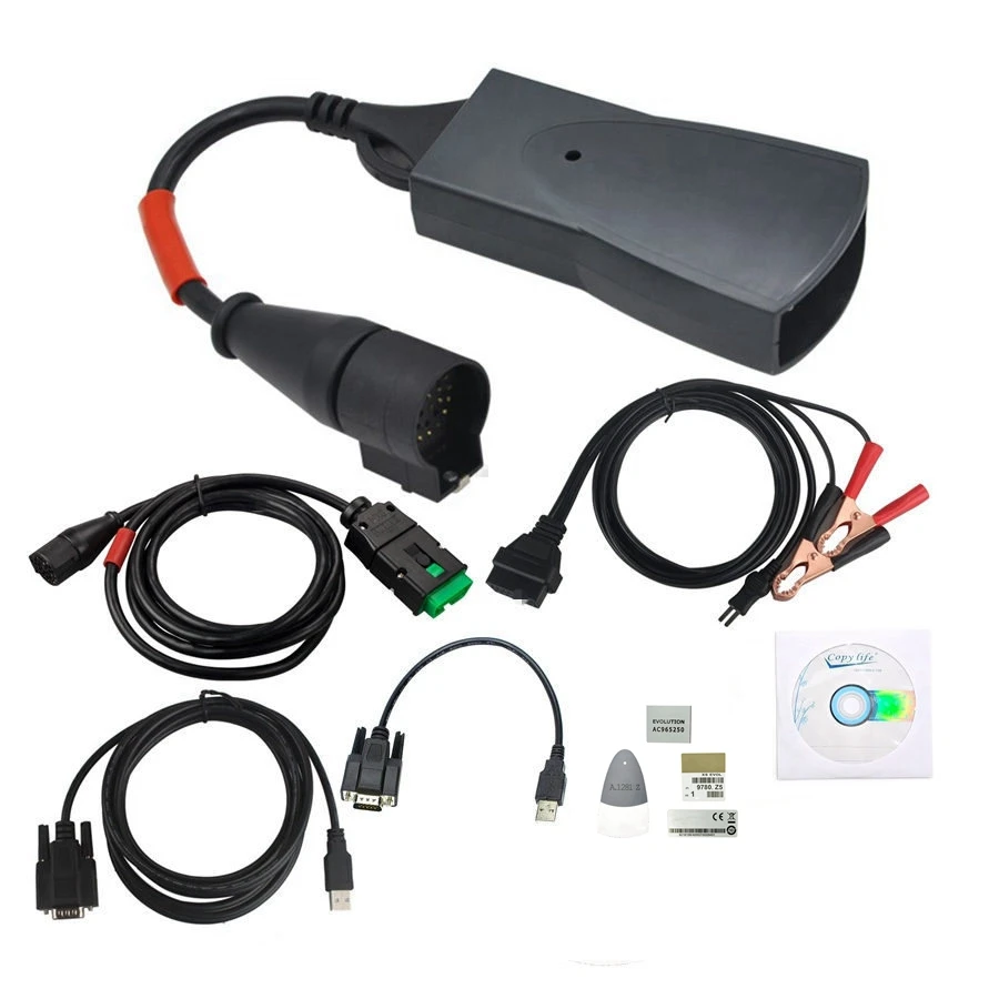 Puce complète LEXIA Diagbox V9.91 V9.68 V8.55 V7.83 avec 921815C FW Lexia3 PP2000 V48/V25 Lexia-3 pour les cristaux en/KIT diagnostic trop