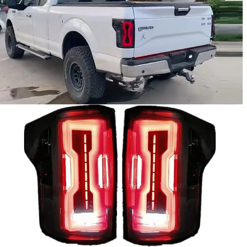 Vehicle Exterior Rear Lights Tail Lamp For Ford F-150 F150 Led Reverse Turn Signal Lights Rear Lamps 2015-2019