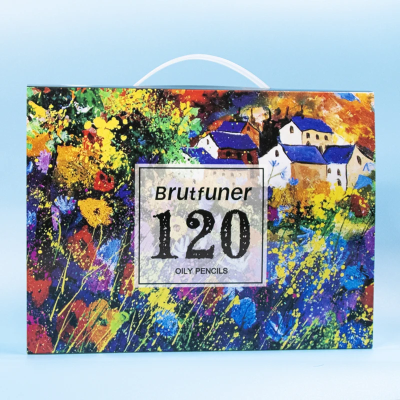 

Brutfuner 120 Professional Oil Color Pencil Soft Wood Sketch Pencil Cartoon Drawing School Student Beginner Gift Art Supplies