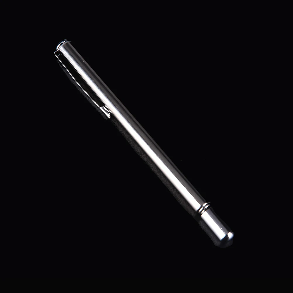 

6 Section Pointer Pen Instrument Baton Stainless Steel Telescopic Magic Ballpoint Pen Kindergarten Teacher Teaching Supply New