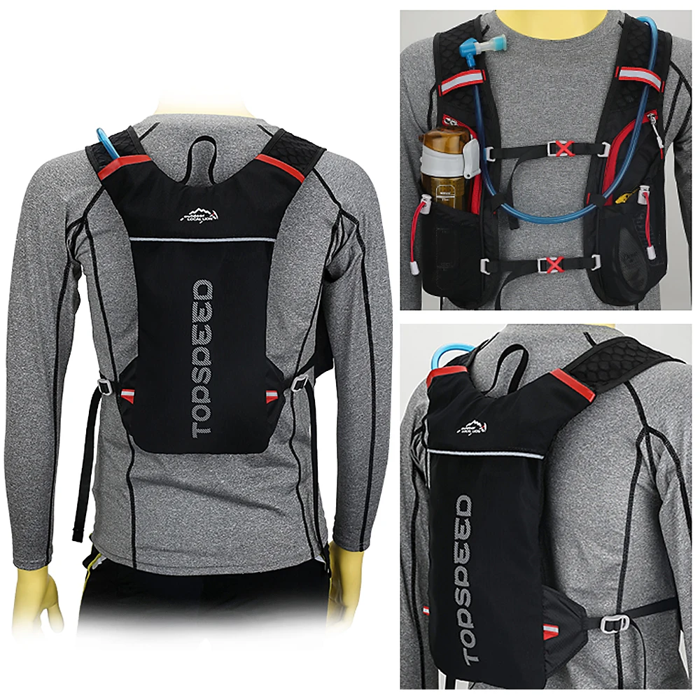 Ademend Vest Trail Tas Running Rugzak Lichtgewicht Man Vrouw Sport Tassen Jogging Marathon Rugzak Hike Fietsen Rijden Pak