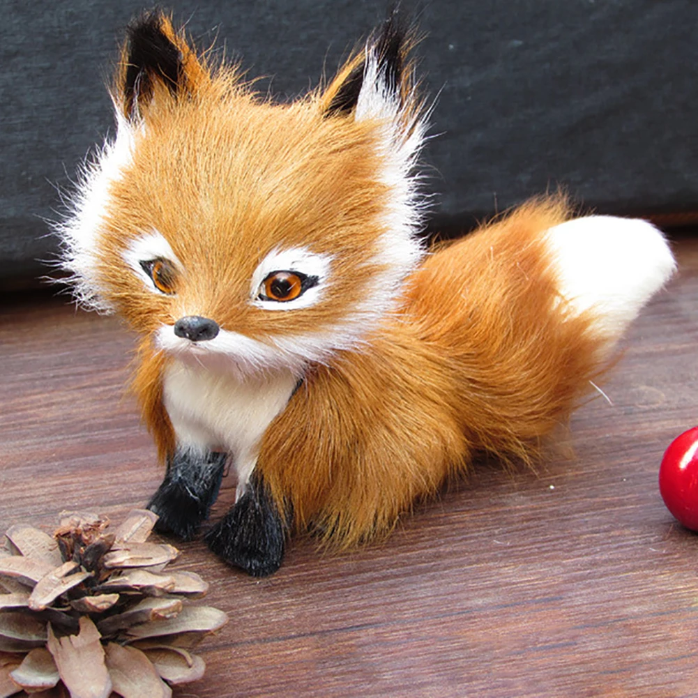 New 1 Pcs Simulation Animal Foxes/Owl Plush Toy Doll Photography for Children Kids Birthday Gift