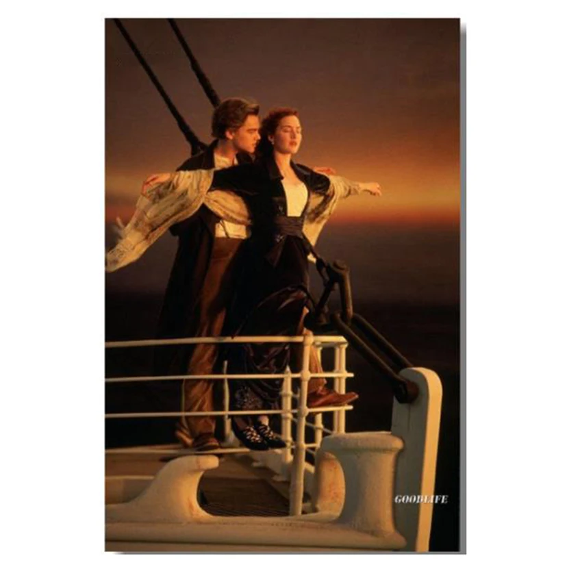 

DIY 5D Embroidery Home Decor American Movie Titanic Handicrafts Full Square Diamond Painting Cross Stitch Mosaic JX659