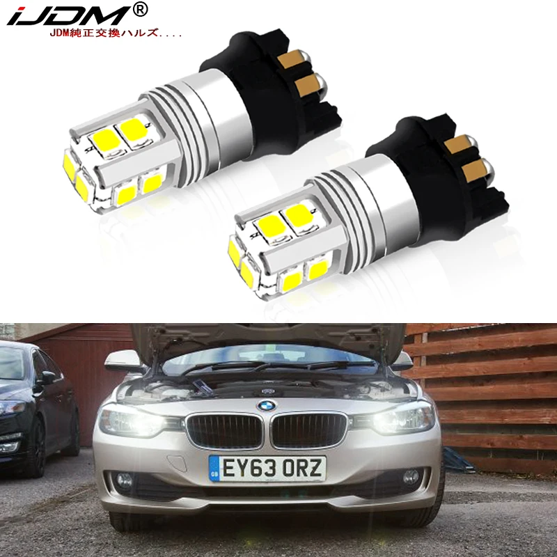 

iJDM 6000K White Error Free 36-SMD PW24W LED Bulbs For 2012-up BMW F30 3 Series 328i 335i Halogen Trim's Daytime Running Lights