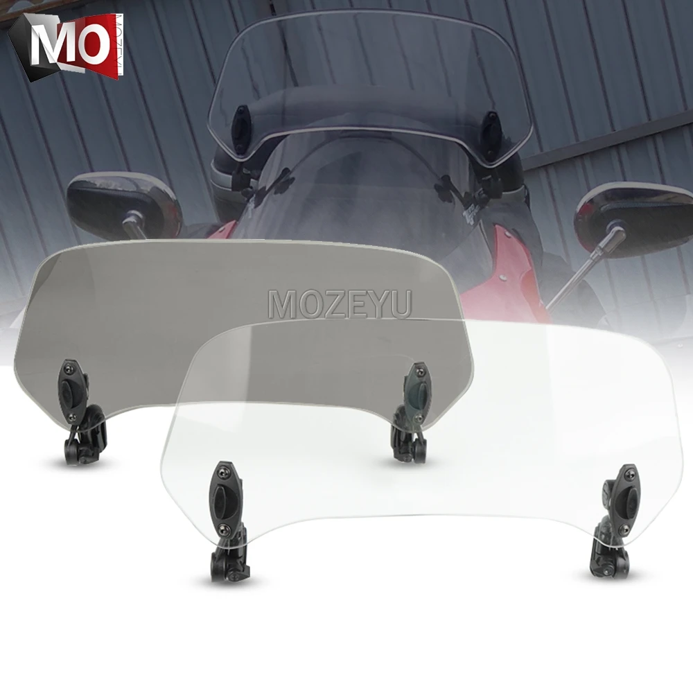 

Motorcycle Windshield Extension Spoiler Windscreen Air Deflector For MP3 500 400 300 4T 4V ie LT RL Sport Touring