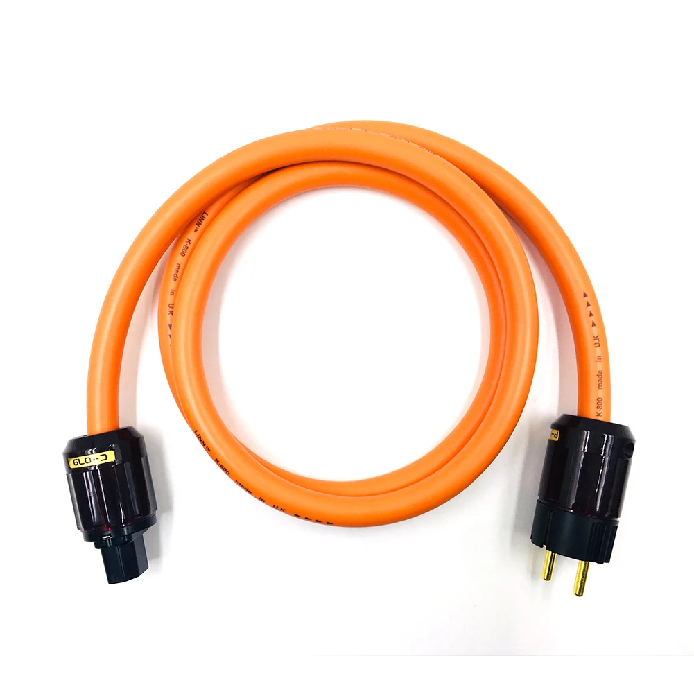 Hifi One Linn K800 5N OCC EU Schuko/US AC Netsnoer Kabel P-079E/P-079 Audio AMP CD DVD VCD speler voedingskabel