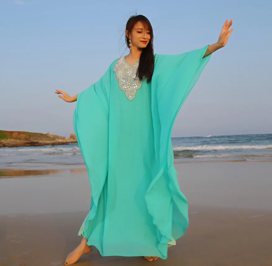 Stage Performance Suit Sling Long Dress Robe Khalegy Shakes Costume Belly Dance Show Wear Handmade Egypt Dance Outfit Loose Red