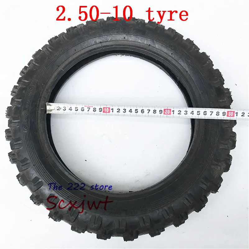 Rear TIRE 10 inch Black Wheel tire 2.50-10 Tyres and inner tubes for CRF50 dirt pit bike motocross off road motorcycle