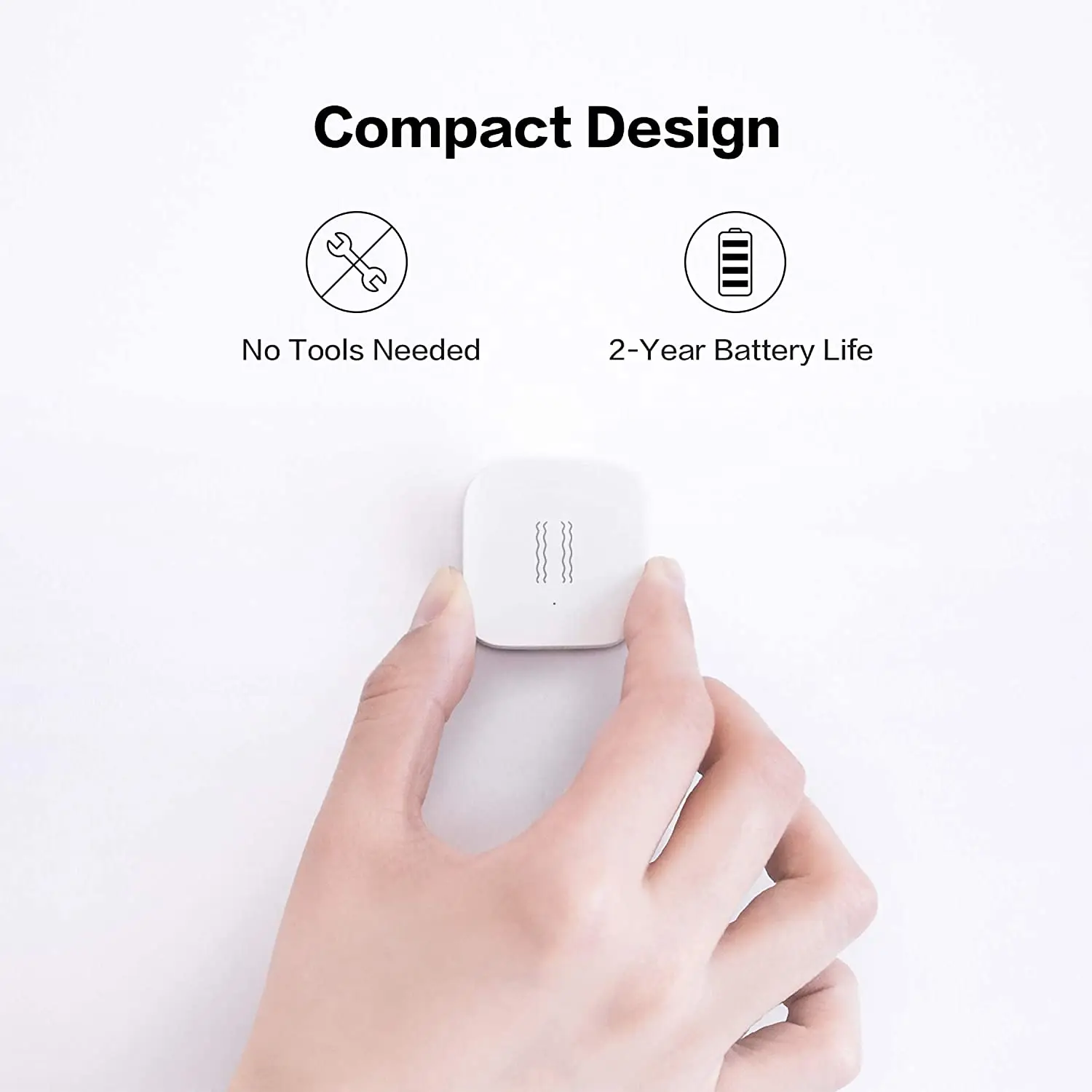 Aqara Vibration Sensor Zigbee Wireless Mini Glass Break Detector for Alarm System and Smart Home Automation Apple HomeKit