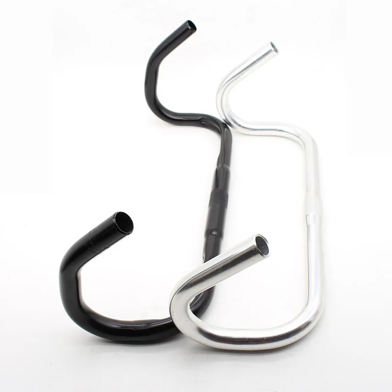 420x25.4x22.2mm aluminum alloy road bike curved handlebar arc racing handlebar retro bicycle accessories