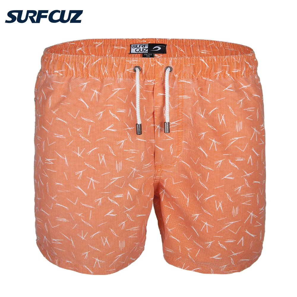 SURFCUZ Mens Quick Dry Swimwear Fashion Swim Trunks Beach Board Shorts Mens Running Sports Surffing Swimsuits