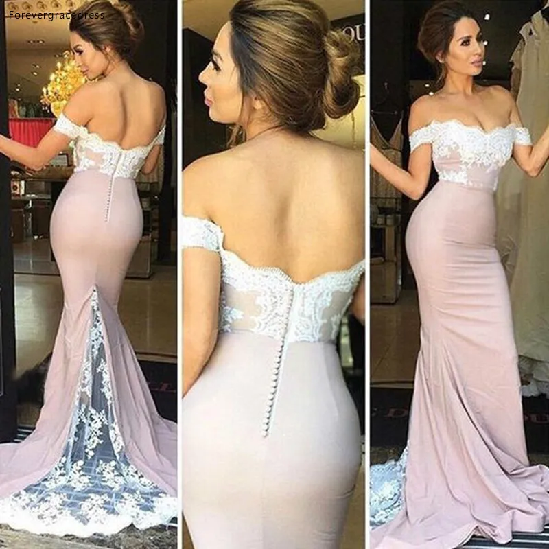 New Design Bridesmaid Dress Mermaid Lace Backless Gown Plus Size Custom