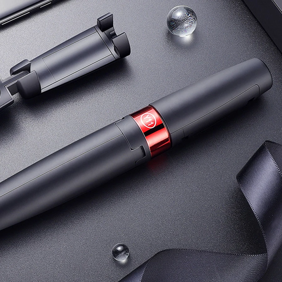 Mini trípode inalámbrico 3 en 1, Bluetooth Selfie Stick plegable, extensible con Control remoto para teléfono, varilla de artefacto con temporizador automático