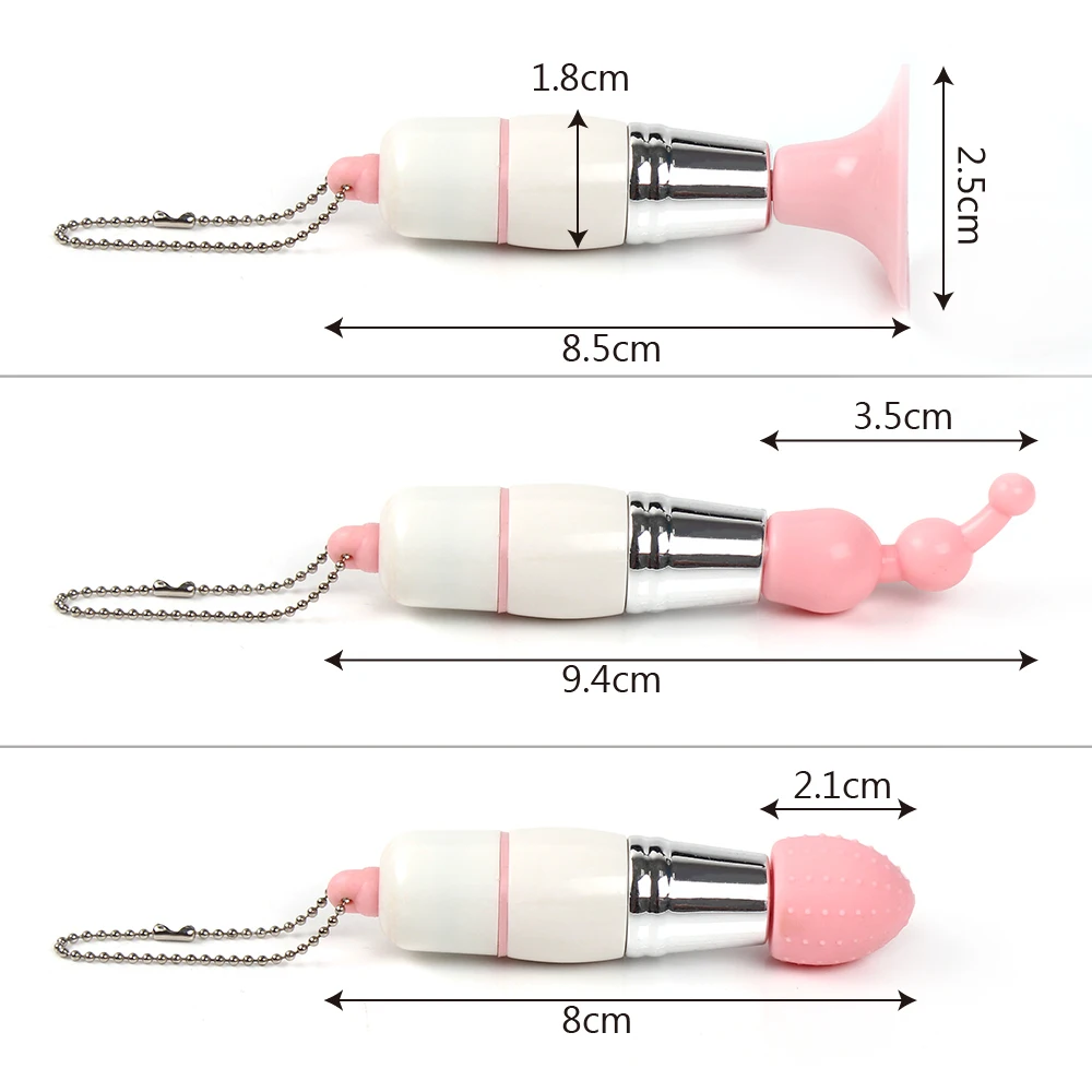 1 Set 3 in 1 Vibrators Electrical Dual Stimulator Clitoris Sucker Nipple Sucker Stimulation Massager Vibrator Sex Toys Woman