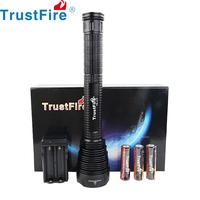 TrustFire J18 18650 LED Flashlight Super Bright 8000 Lumens Water Resistant 5 Light Modes Large Tactical Torch