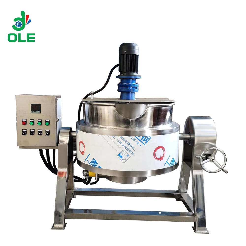 100L Electric Jacketed Kettle Factory Customize Boiling Mixing Cooking Machine