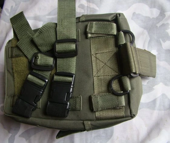 Taktische Aufbewahrungstasche für Bein / Gürtel / Molle für Gasmasken – Detail 5