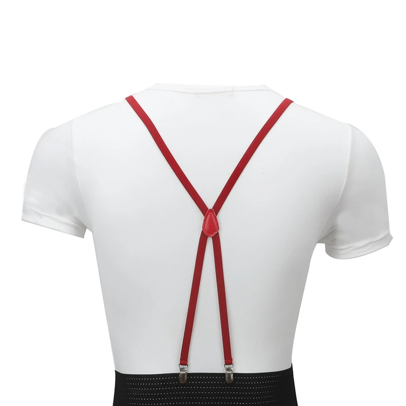 Tirantes ajustados de 1cm para hombre y mujer, correas finas Unisex para pantalones, tirantes ajustables, cinturón con tirantes para pantalones con