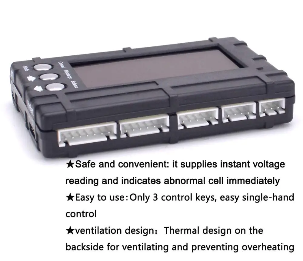 デジタル-バッテリー充電器,容量3in 1,充電器,サーボテスター