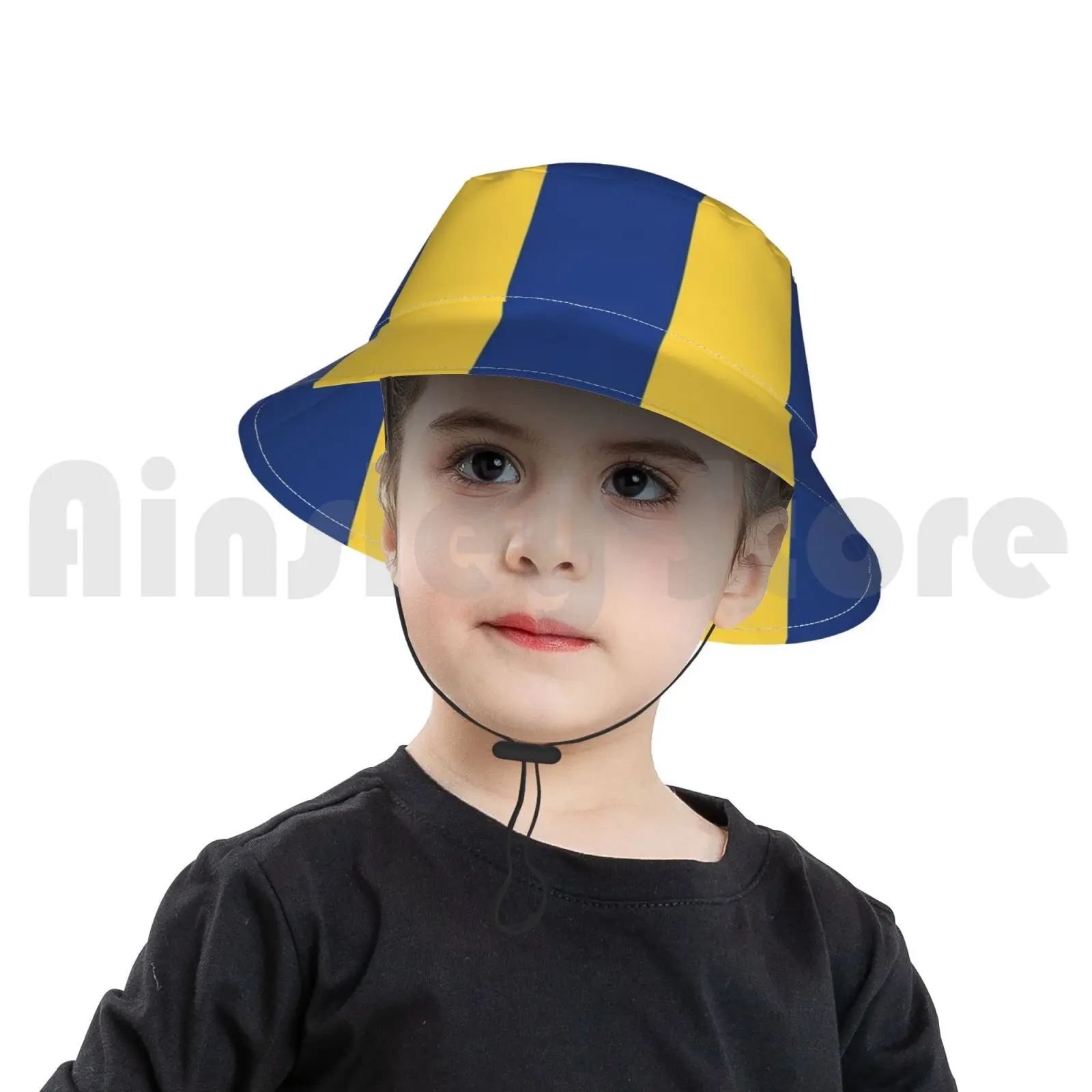 Leeds Retro 1994 Blue And Yellow Away Striped Sun Hat Foldable UV Protection Leeds United Lualaw Peacocks Dirty