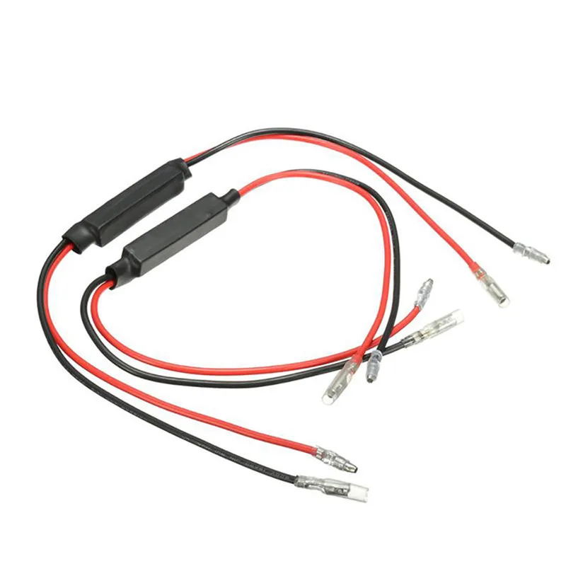 Lot 2 Résistances De Charge LED 12V H4 - Décodeur Anti-Erreur Clignotant Phares Voiture