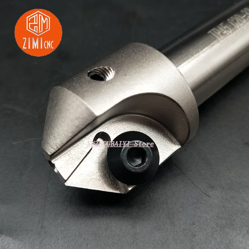 TP45-C20-25-110/TP45-C20-32-120 graus chamfering chamfering ferramenta bar 45 punho, apropriado para TPMN1603 lâmina de carboneto de torno CNC