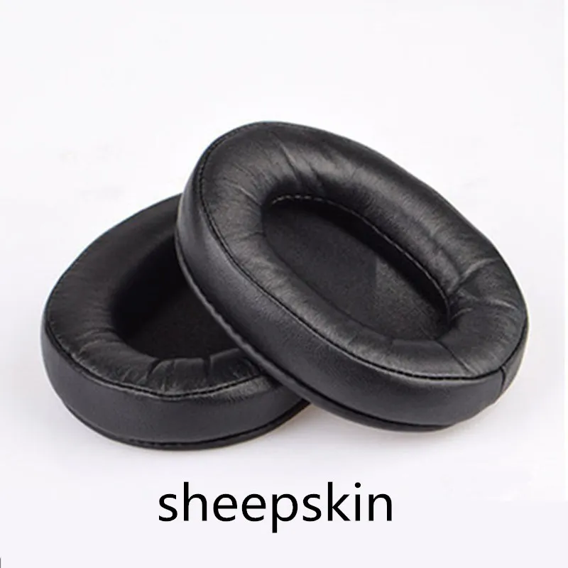 Z owczej skóry Earpads dla Audio Technica ATH M50x M50xBT M50RD M40X M30x M20x MSR7 monitora słuchawki wymienne nauszniki poduszki