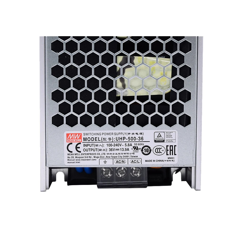 Original Mean Well UHP-500-36 meanwell 36V/13.9A Fanless design 500W Slim Type with PFC Switching Power Supply