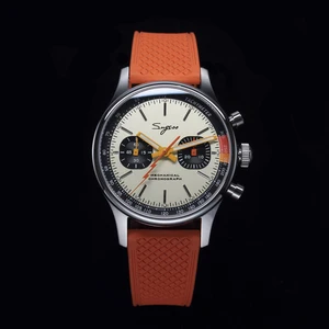 Sugess pilot saati st19-source hareketi, swanneck kol saati safir kristalli mekanik kronograf ve askeri sınırlı yarış-1963 Erkek sesi için zamanında en iyi 10 satış-no. 7