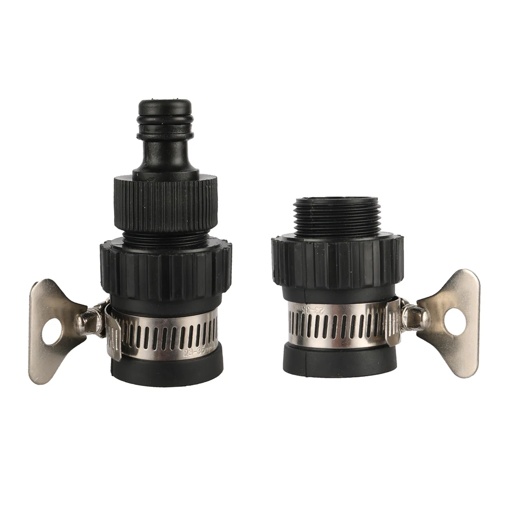 

15~20mm Universal Faucet Connector With 3/4" Thread Nipple Connector Garden Agriculture Irrigation Water Supply Tap Adapter