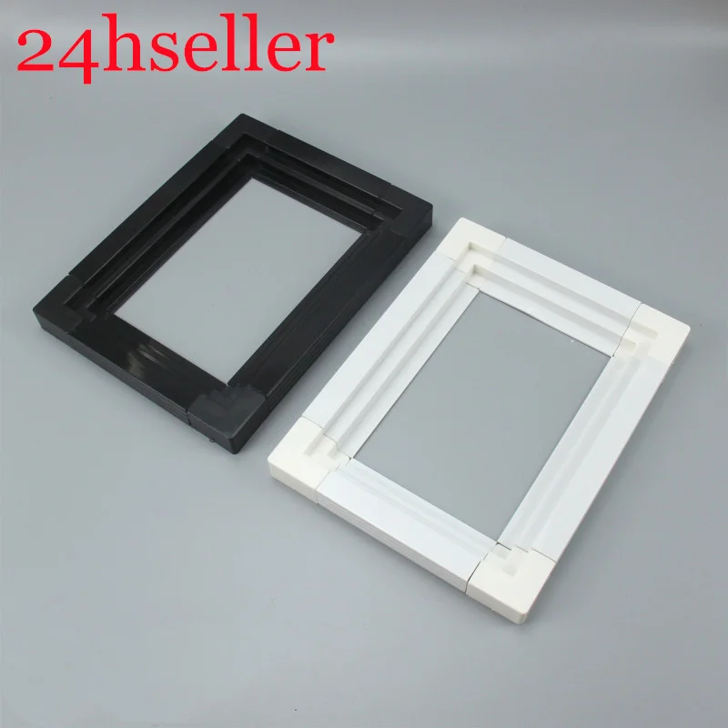 Aquarium fish tank PVC plastic chute fish tank double deck side strip double deck chute side strip double deck push-pull chute