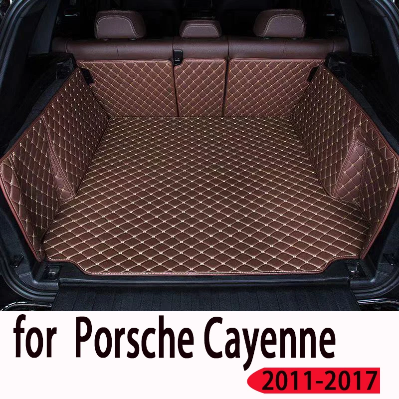 

Car trunk mat for Porsche Cayenne 2011 2012 2013 2014 2015 2016 2017 Cargo Liner Carpet Interior Parts Accessories Cover